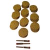 Generic Mini 1” Detail Sanding mop bits, for a Rotary