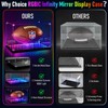 DORYBEN Soccer Display Case with RGB Light & Infinity Mirror