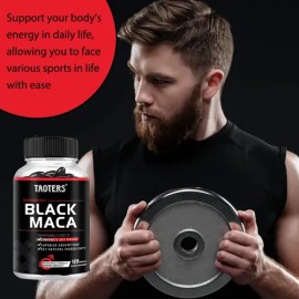 Cápsulas De Complejo De Maca Negra Taoters Contienen Selenio