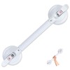 HEINSY 21inch Upgrade Suction Shower Grab Bar, Portable Shower Handle