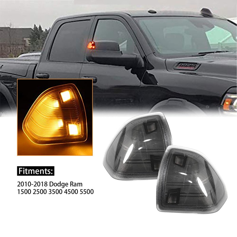 YMHHefy LED Side Mirror Turn Signal Light Two Wire Left