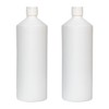 Palm Safe 2pcs 1 Litre HDPE Durable Plastic Bottles BPA