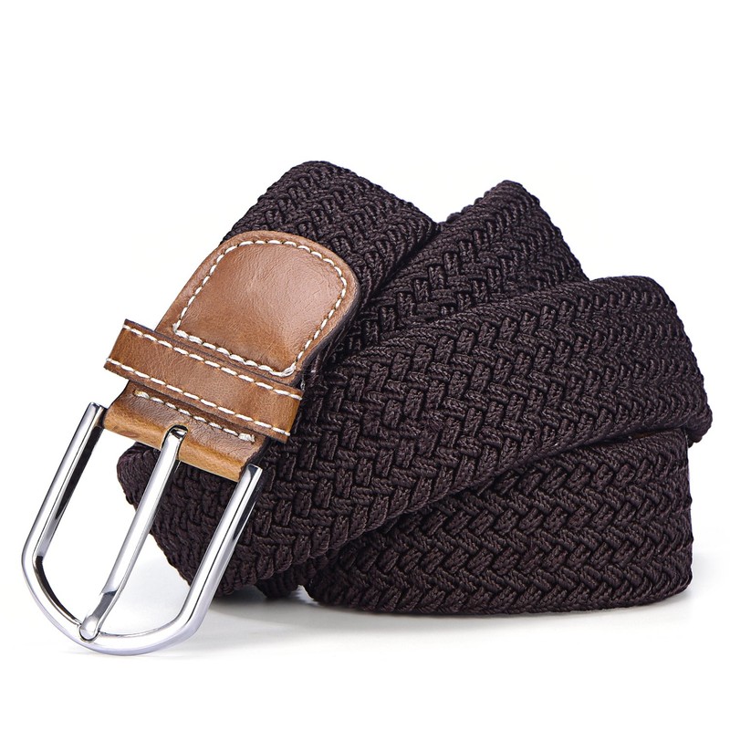 Fabric Belt Stretch Braided and Elastic Belt for Men and