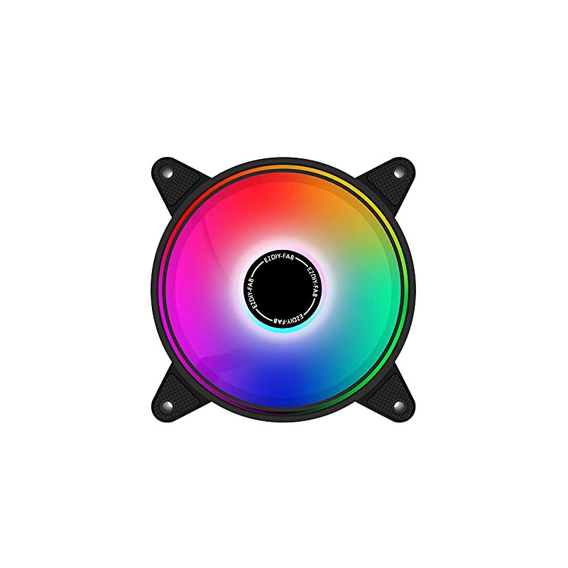 EZDIY-FAB Moonlight RGB Case Fan - 1 Pack (120mm, Desktop)