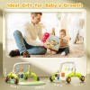 Cute Stone Baby Gym Play Mat with Piano Toddlers Learning