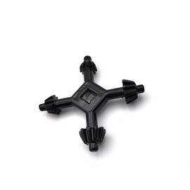 mkemka 4 in 1 Multifunctional Drill Chuck Key Drill Chucker Tightener Multifunctional Steel Universal Drills Chuck Key Holder for Tightening and Loosening Chuck Universal Chuck Key