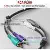 RED WOLF Car Radio Amplifier Wiring Harness RCA Compatible with