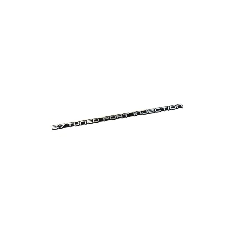1Pc 5.7 Tuned Port Injection Rear Bumper Emblem Car Badge