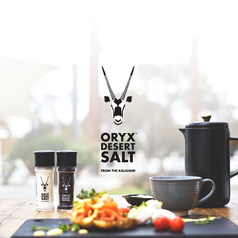 Oryx Desert Salt & Pepper Grinders with Refill Boxes Combo