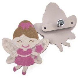 (2-Pack) Magic Fairy Pull Handles - Door Knobs - Fairy Theme for Wardrobes & Cupboards - Nursery, Playroom, Bedroom Decor (Large 9.1 x 7.7 cm)