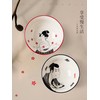 BICETTO Ramen Bowl Set 45oz, 8inch, Japanese Ukiyo-e Design -