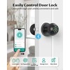 Onemake Smart Door Knob Lock Fingerprint Door Lock with Keypad,