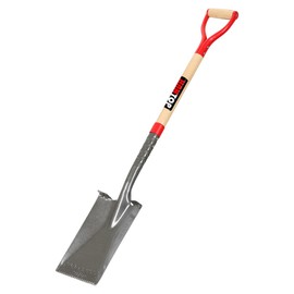 HANTOP Flat Spade Garden Shovel Edging Shovels with Wooden Handle for Digging Gardening Planting Edging, 43 inches