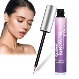 Eyelash Serum, Eyebrow Serum, Eyelash Enhancer Without Hormones, Natural Eyelash Serum for Thicker and Longer Eyelashes, Nourishing and Strengthening for Impressive Eyelash Growth
