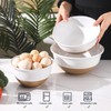 Tikooere Ceramic Mixing Bowls,Large Serving Bowls 2.1/1.5/1.0 Qt,Salad Bowls Set