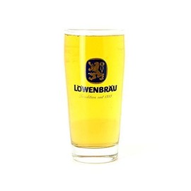 Lowenbrau Signature Tumbler Style Beer Pint Glasses made in Germany