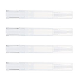 Outanaya 4pcs Lip Oil Pens Concealer Tubes Lightweight and Leakproof Makeup Tool for Travel and Personal Use for Lip Gloss and Nail Treatment