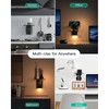 Wall Outlet Extender with Shelf and Night Light,Surge Protector,USB Wall