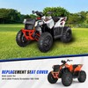 LHCDQSKCW ATV Seat Cover Compatible with Polaris Scrambler 850 1000