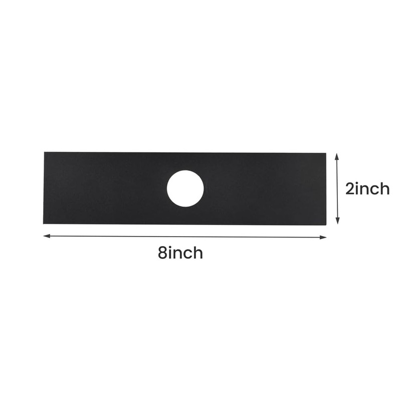 8 Inch X 2 Inch Edger Blade/Convertible Edger Attachment Compatible