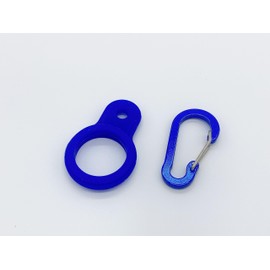 Bule Maple Bottle Holder Carabiner Bottle Holder Climbing Pet Bottle Holder (Blue)
