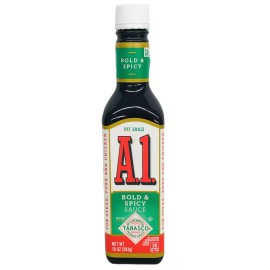 A1 Steak Sauce Bold & Spicy Tabasco Flavor 10 oz