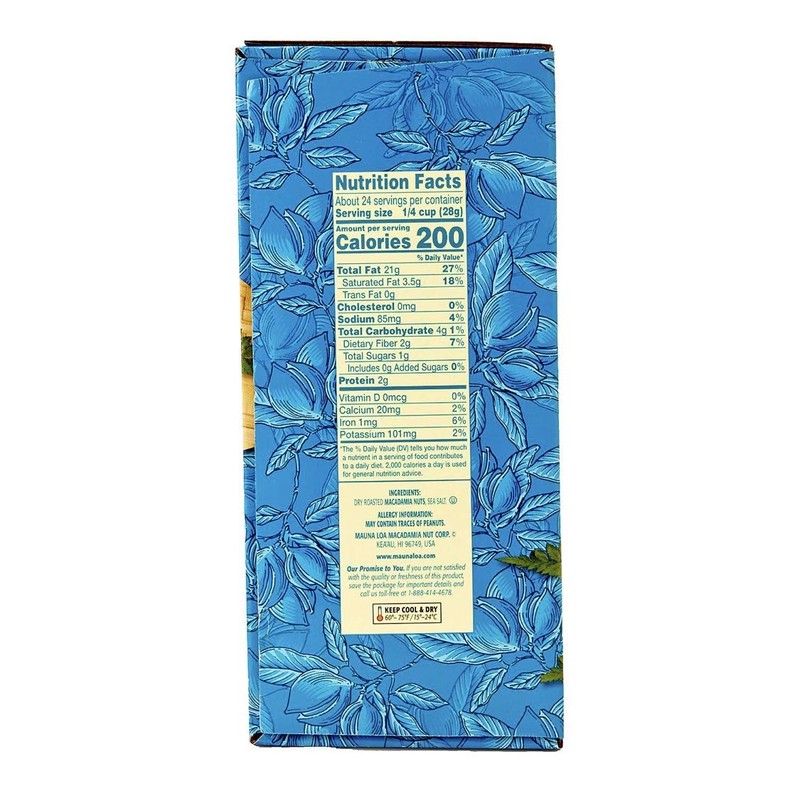Mauna Loa Dry Roasted Macadamia Nut With Sea Salt 4.5
