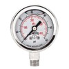 Winters PFQ Series Stainless Steel 304 Dual Scale Liquid Filled