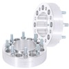 wellstorehere 2Pcs 2" 8x6.5 Hub Centric Wheel Spacers 9/16"x18 For