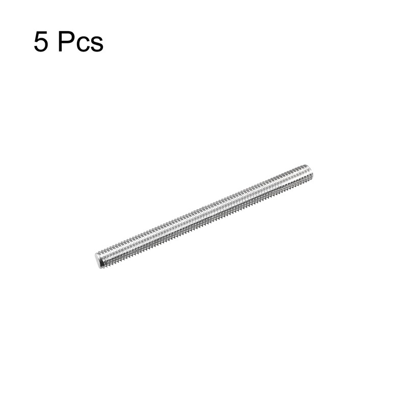 sourcing map Fully Threaded Rod M5 x 60mm 0.8mm Thread