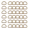 Trimming Shop Non Welded Metal D Ring Fasteners Durable Buckles