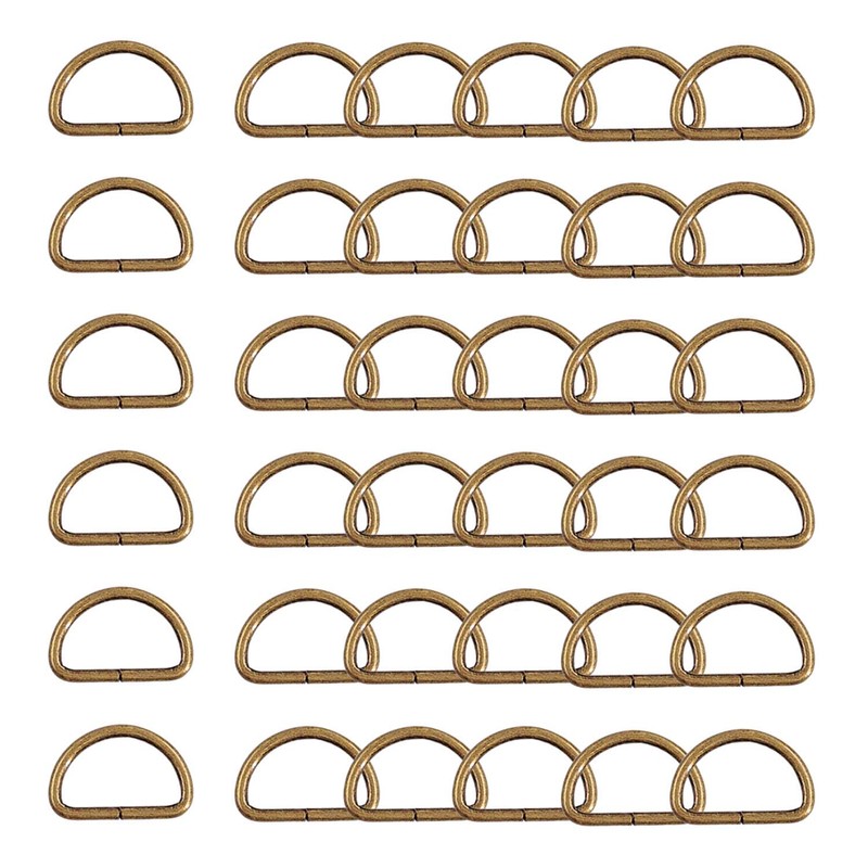 Trimming Shop Non Welded Metal D Ring Fasteners Durable Buckles