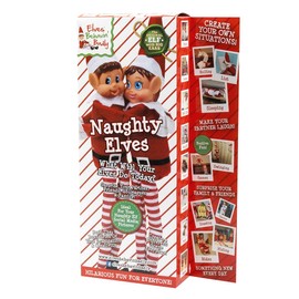 Set of 2-12" Novelty Naughty Girl and Boy Elves Toy - Elves Behavin' Badly
