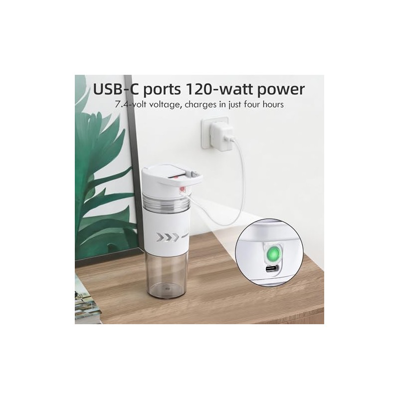 Portable Cordless Blender for Smoothies and Shakes