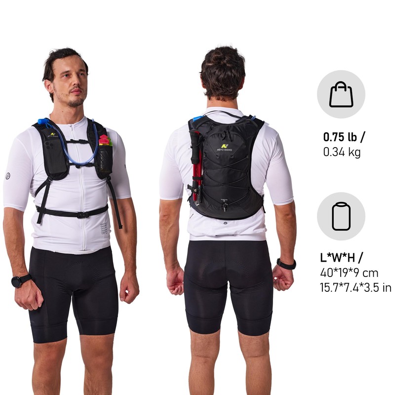 N NEVO RHINO Hydration Backpack, Lightweight Hiking Water Backpack, Hydro
