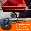 MUTUACTOR Magnetic Hooks,2Pack Non-Slip Magnetic Mount Heavy Duty Hooks for