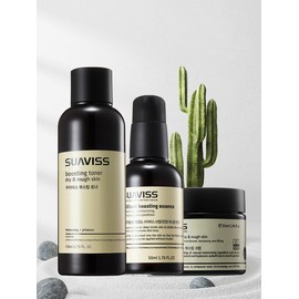 [Skin 3 SET] Suavis Basic Lotion Care 3-piece Set [For Dry Skin] (Essence + Toner + Cream) / [스킨 3SET] 수아비스 베이직 로션케어 3종세트 [건성용] (에센스+토너+크림)