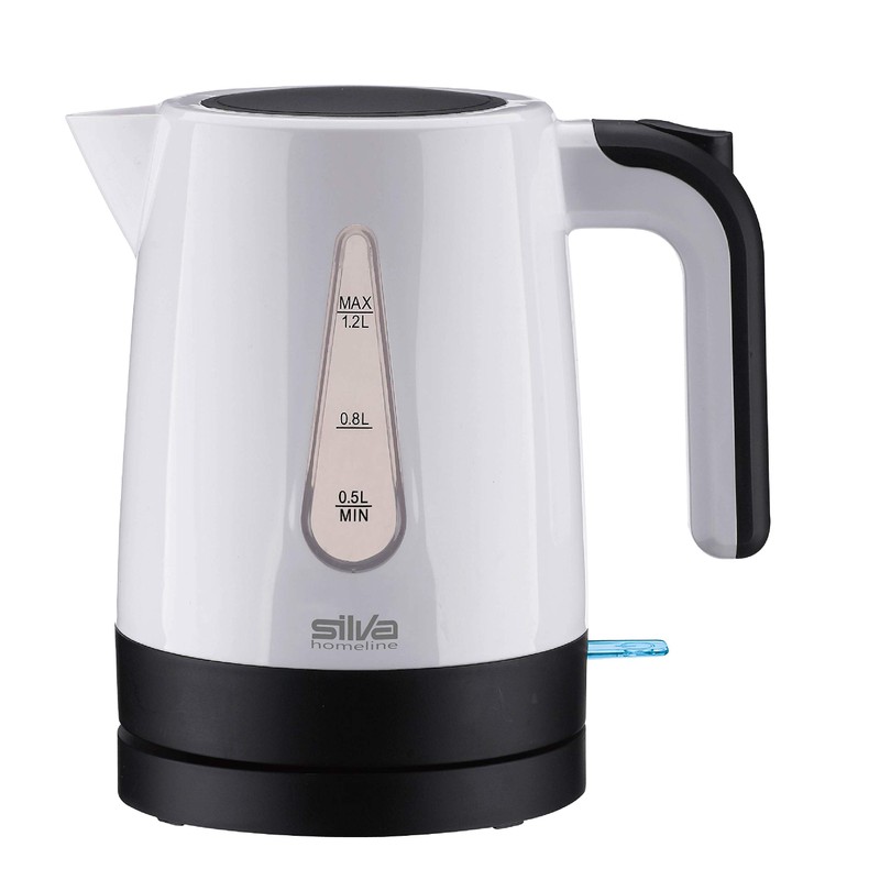 Silva-Homeline KL 1025 Wasserkocher mit verdecktem Heizelement, 1.2 L, 1200
