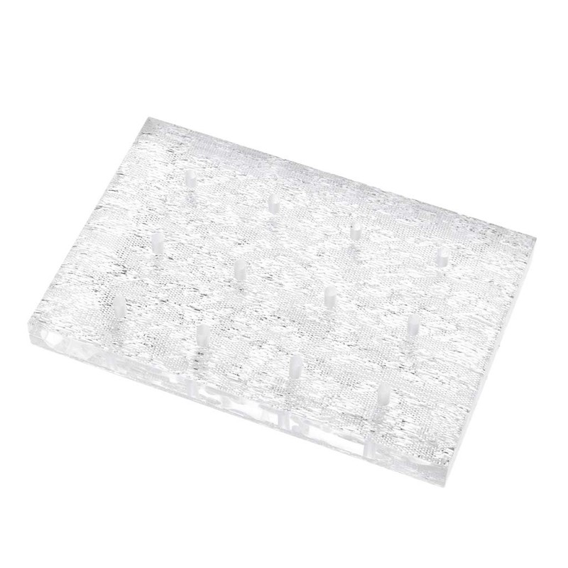 Toygogo Beauty Acrylic 12 Holes Nail Drill Bit Holder Stand