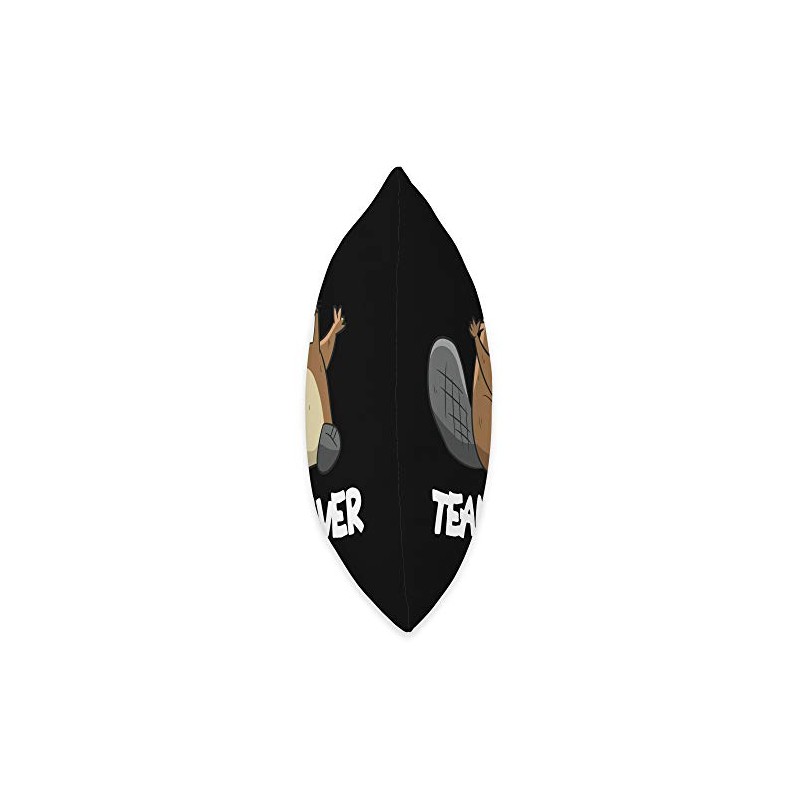 Team Beaver Funny Beaver Throw Pillow