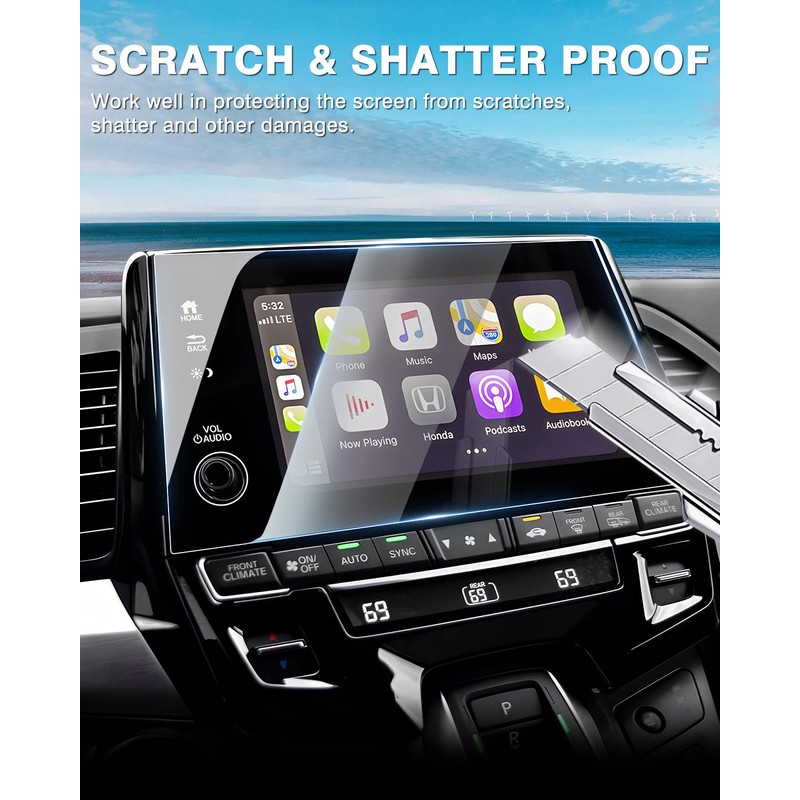 Karltys [Upgrade 2 Pack Screen Protector 2018-2024 Honda Odyssey 8-Inch