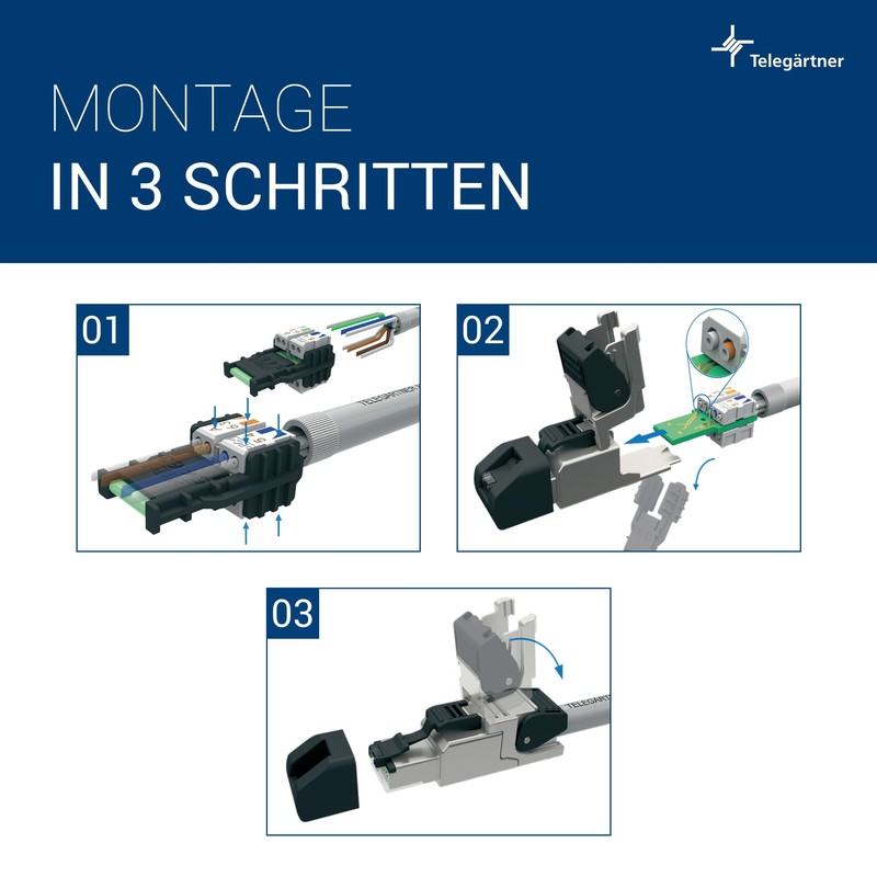 Telegärtner j00026 a2001 Wire Connector – Wire Connectors (Black, Silver)