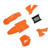 Motorcycle Fairing Cover Kit Orange Front Wheel Mudguard Splash Guard