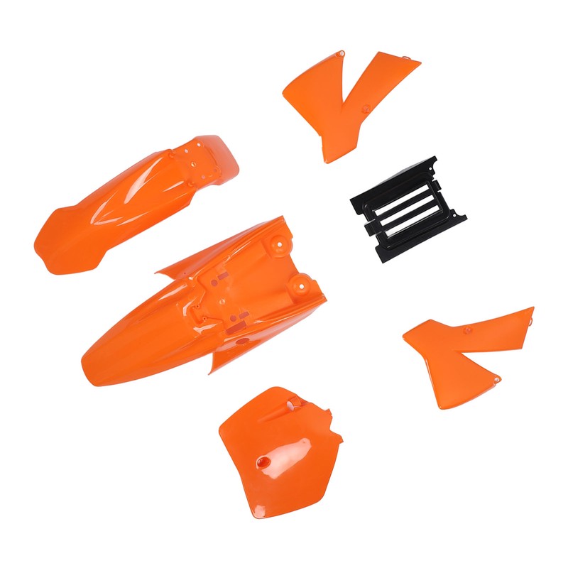 Motorcycle Fairing Cover Kit Orange Front Wheel Mudguard Splash Guard