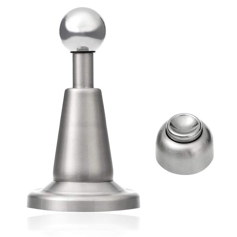 LHKJ Stainless Steel Magnetic Door Stop, Wall Mounted Door Stop,
