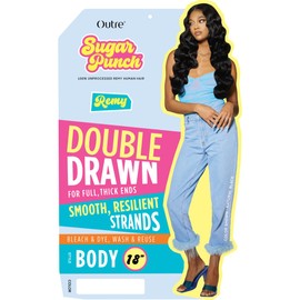 Sugar Punch 100% Unprocessed Remi Human Hair - Body 12" (NATURAL)