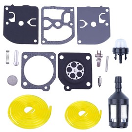 Hyceker RB-39 Carburetor Repair Kit for McCulloch Mac 3200 3214 3516 3816 3818 Eager Beaver Silver Eager 2010 2012 2014 2016 2116 2316 38cc 35cc 32cc Chainsaws, Carb Rebuild Kit Fit MacCat Super 16 18