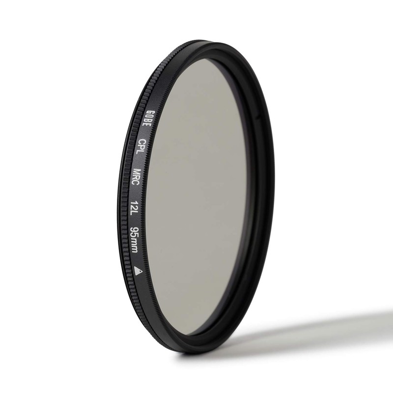 Gobe 95 mm polarising filter (polarisation filter) CPL (1 peak)