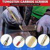 Hiboom 10 Pack Carpenter Pencil Set, 4 Colorful Solid Carpenter