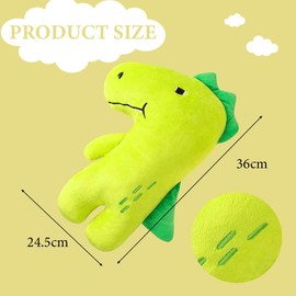 Alaoo Seatbelt Covers for Kids, Comfortable Car Pillow Cute Seat Belt Pads for Toddler Car Seat Head and Neck Support Universal Harness Pads for Children and Adults（Dinosaur）